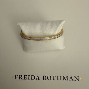 Freida ROTHMAN double Pave Hinged Bracelet